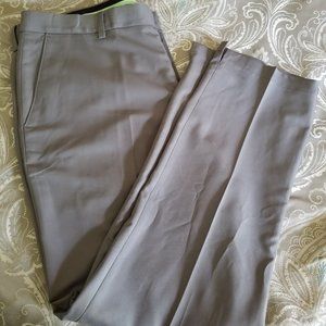 Greg Norman Collection Gray Dress Pants Flat Front